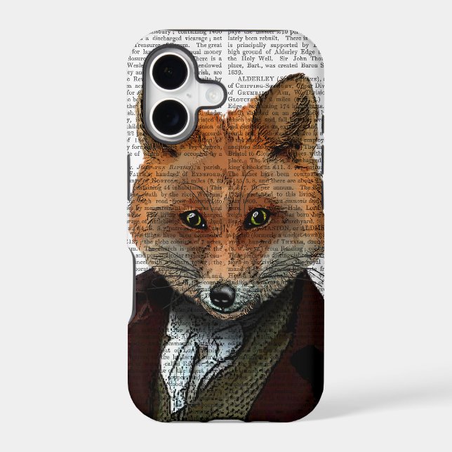 Fox Portrait 2 Iphone Case (Back)