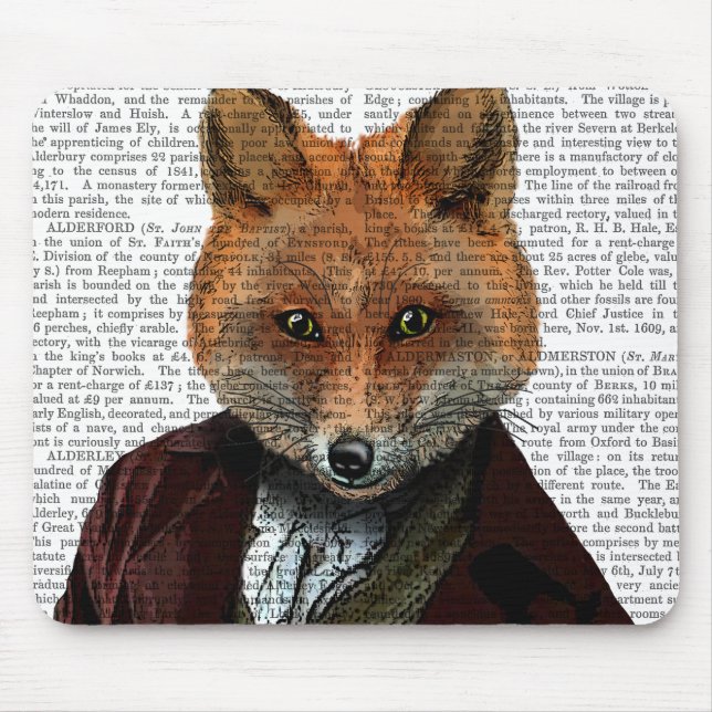 Fox Portrait 2 Mouse Pad (Front)
