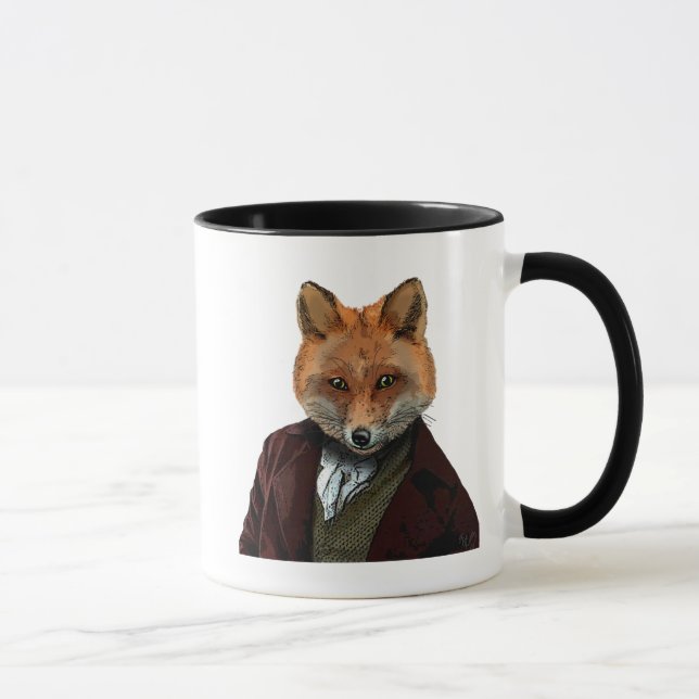 Fox Portrait 2 Mug (Right)