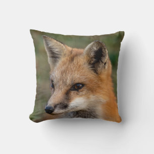 Fox Portrait Throw Pillow