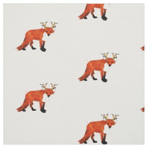 Fox Print Fabric