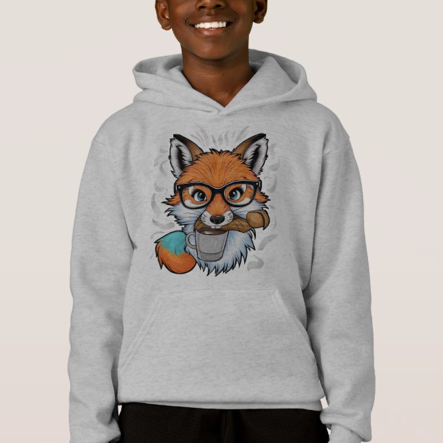 FOX PRINT HOODIE (Front)