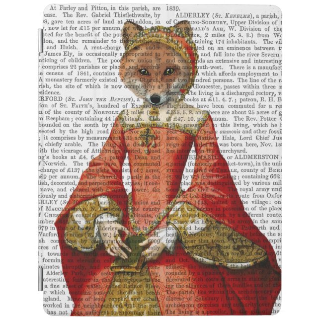 Fox Queen 2 iPad Air Cover (Front)