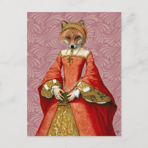 Fox Queen Postcard