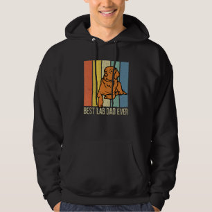 Fox Red Lab Dad Labrador Retriever Vintage Matchin Hoodie