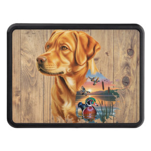 Fox Red Labrador and Duck Hitch Cover