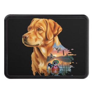 Fox Red Labrador Hitch Cover, Wood Duck Cover