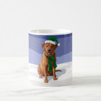 Fox Red Labrador Retriever Christmas Dog
