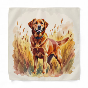 Fox Red Labrador Retriever Dog Bandana