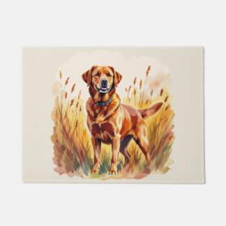 Fox Red Labrador Retriever Dog Doormat