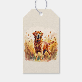 Fox Red Labrador Retriever Dog Gift Tags