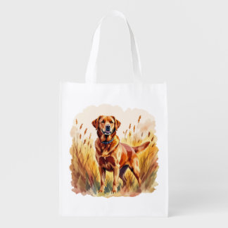 Fox Red Labrador Retriever Dog Grocery Bag