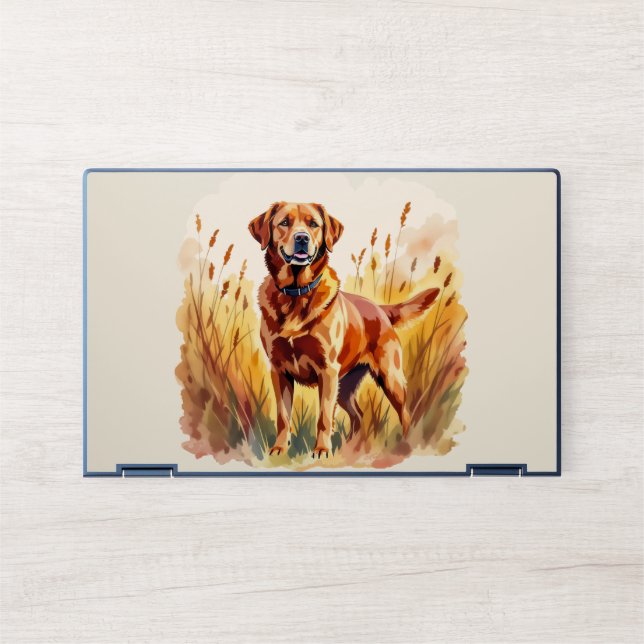Fox Red Labrador Retriever Dog HP Laptop Skin (Front)