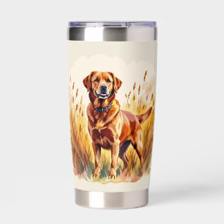 Fox Red Labrador Retriever Dog Insulated Tumbler
