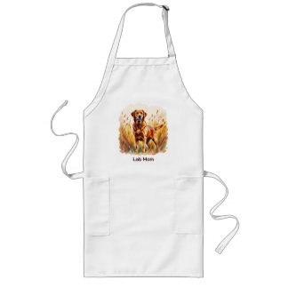 Fox Red Labrador Retriever Dog Long Apron