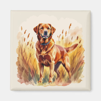 Fox Red Labrador Retriever Dog Magnet