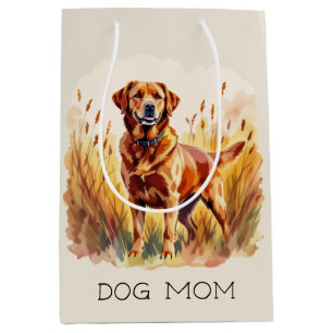 Fox Red Labrador Retriever Dog Medium Gift Bag