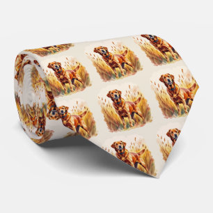 Fox Red Labrador Retriever Dog Neck Tie