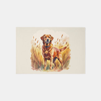Fox Red Labrador Retriever Dog Rug