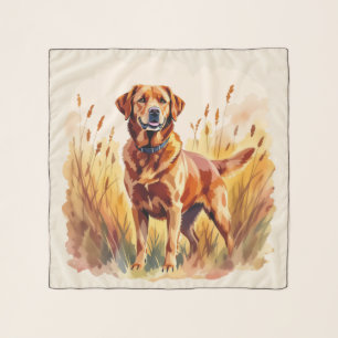 Fox Red Labrador Retriever Dog Scarf