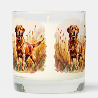 Fox Red Labrador Retriever Dog Scented Candle