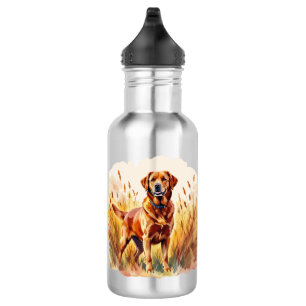 Fox Red Labrador Retriever Dog Stainless Steel Water Bottle