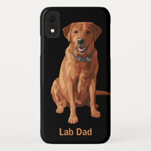 Fox Red Yellow Labrador Retriever Dog iPhone XR Case