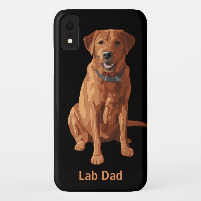 Fox Red Yellow Labrador Retriever Dog Case-Mate iPhone Case (Back)