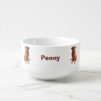 Fox Red Yellow Labrador Retriever Dog Soup Mug