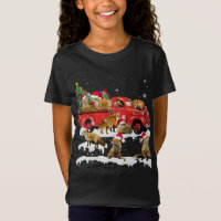Fox Riding Red Truck Merry Christmas X-mas Ugly Gi
