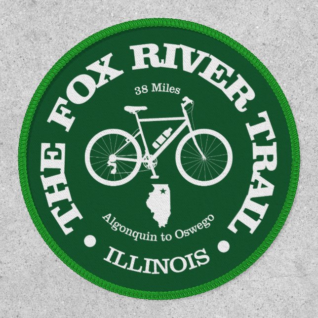 Fox River Trail (cycling) Patch (Front)
