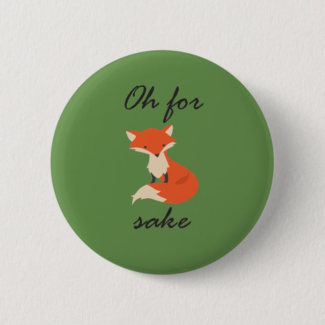 Fox Sake Button (Front)
