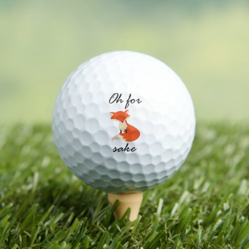 Fox Sake Golf Balls