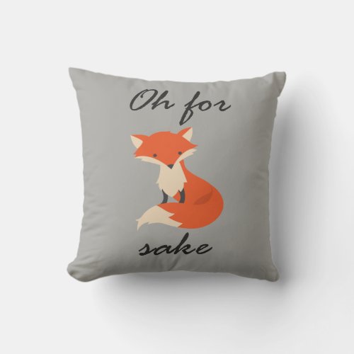 Fox Sake Pillow