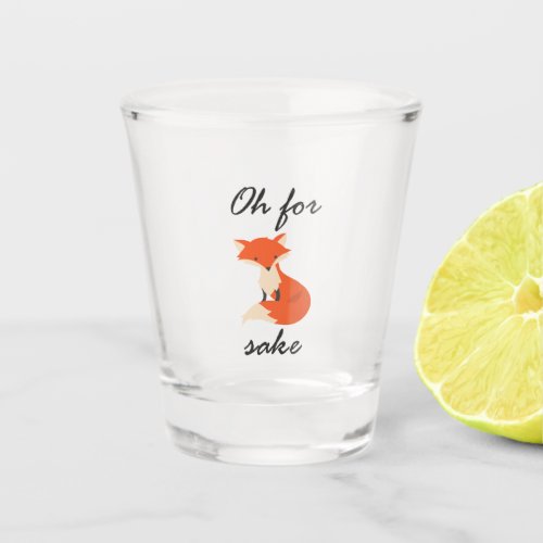 Fox Sake Shot glass