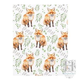 Fox Scrapbook Paper