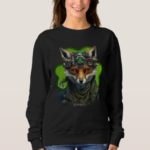 Fox Shamrock St Patrick s Day Leprechaun Hat Fox Sweatshirt
