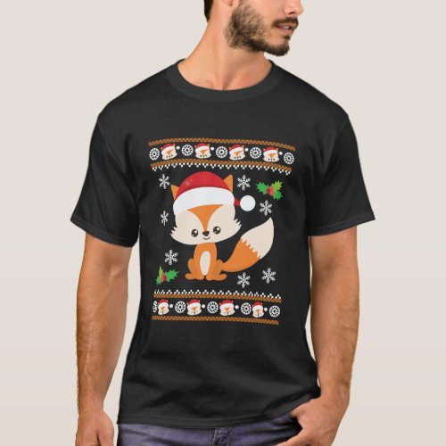 Fox Shirt Ugly Christmas Sweater