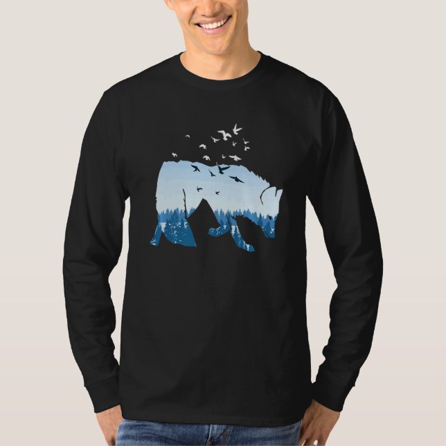 Fox silhouette fox hunting hunter hunting natur au T-Shirt (Front)