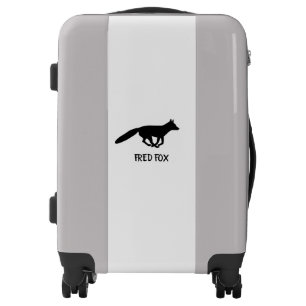 Fox Silhouette Personalized Luggage