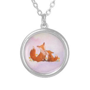 Fox Silver Plated Necklace