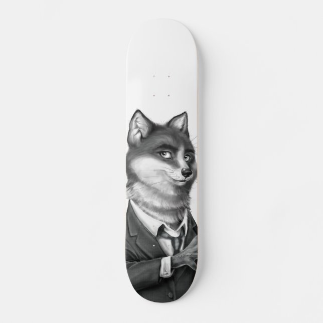 Fox Skateboard (3/4 Front) Deck (Front)