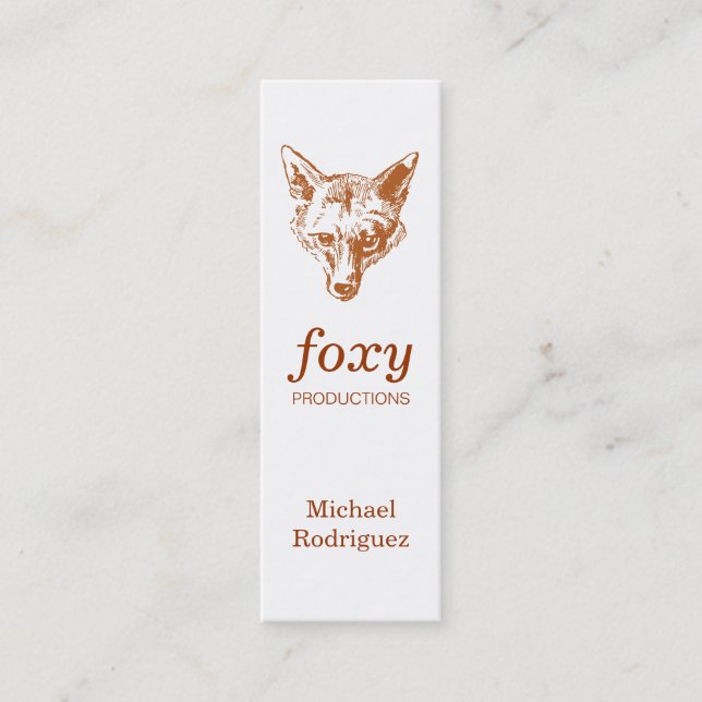 Fox Skinny Card (Front)