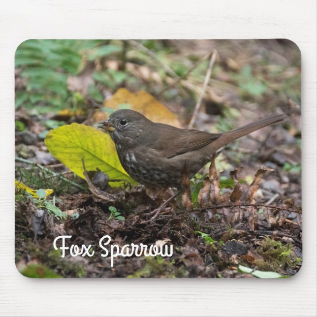 Fox Sparrow Mouse Pad (Front)