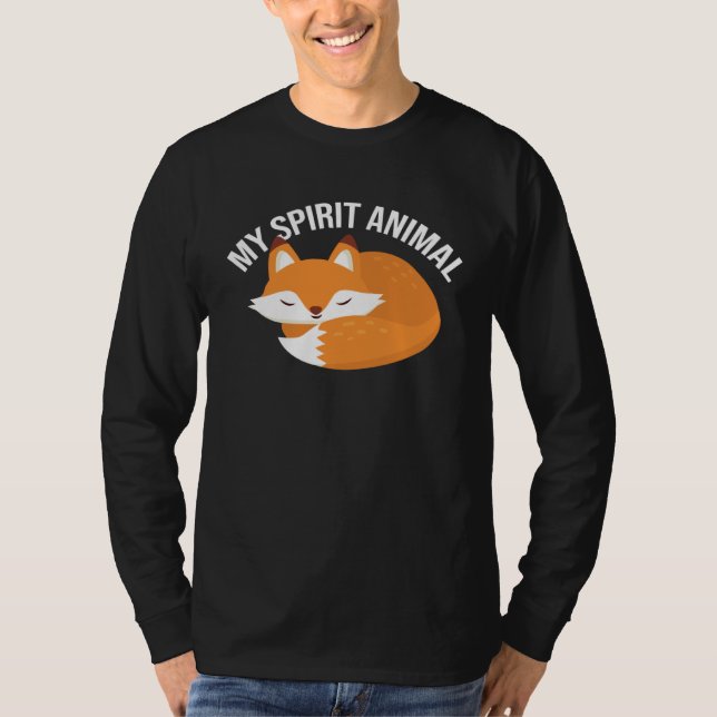 Fox Spirit Animal Fox Wild Animal T-Shirt (Front)
