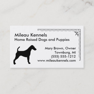 Fox Terrier Business Card