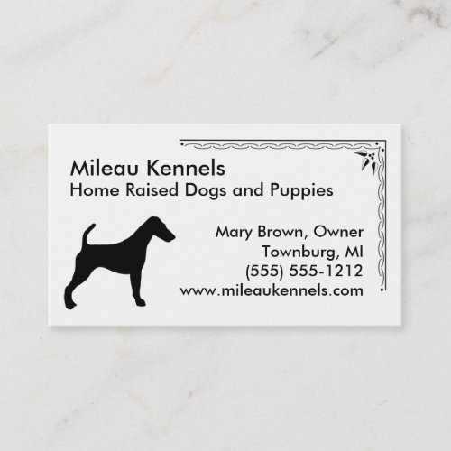 Fox Terrier Business Card Templates