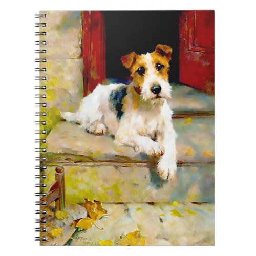 Fox Terrier by Arthur Wardle Notebook