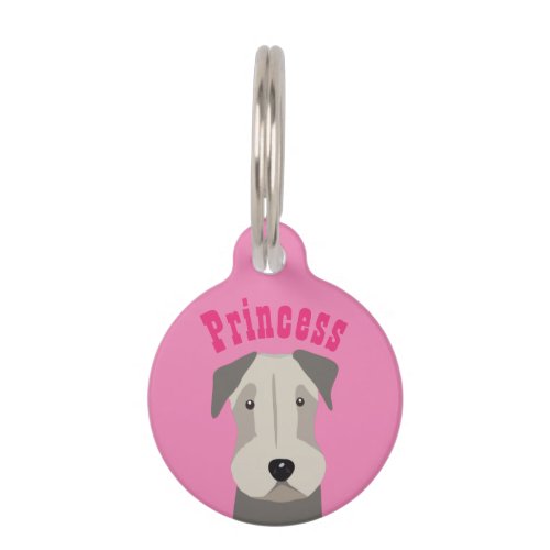 Fox Terrier Dog Personalized Dogs Pet ID Tag