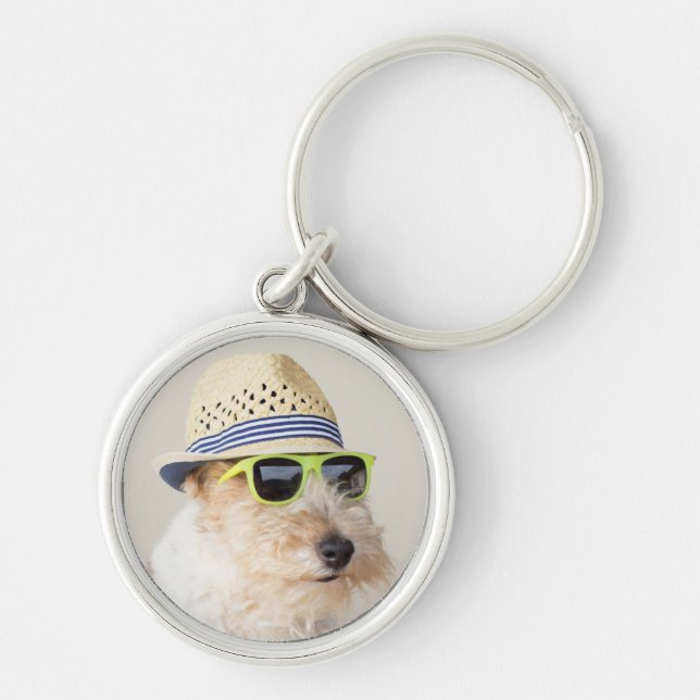 Fox Terrier Keychain (Front)